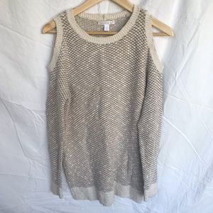 Cold Shoulder Knit Sweater